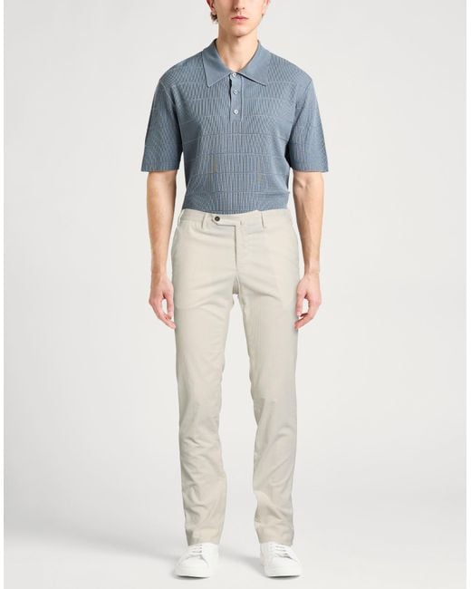 PT Torino Natural Ivory Pants Cotton, Elastane for men