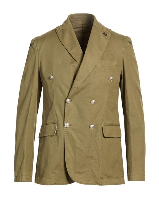 Bob Green Blazer Linen, Cotton, Elastane for men