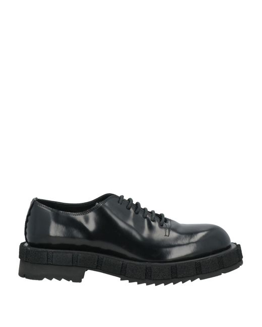 THE ANTIPODE Black Lace-Up Shoes Leather for men
