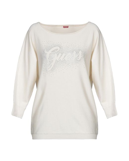 Guess white jumper Clearance