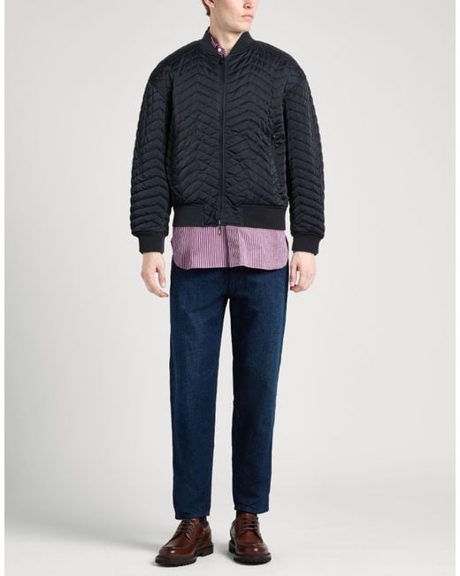 Emporio Armani Blue Jackets for men