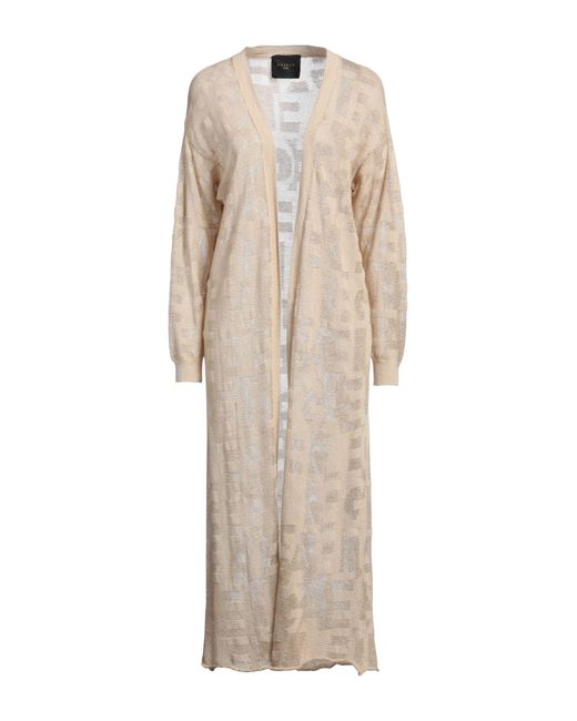 Gaelle Paris Natural Cardigan Cotton, Acrylic, Viscose, Metallic Polyester, Polyester