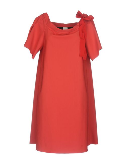 Pinko Red Short Dress