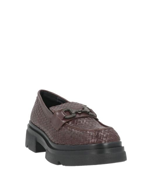 Emanuélle Vee Gray Loafers