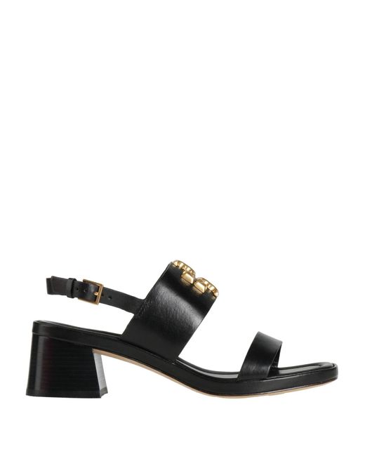 Tory Burch Black Sandals Leather