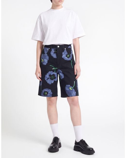 KENZO Blue Denim Shorts Cotton