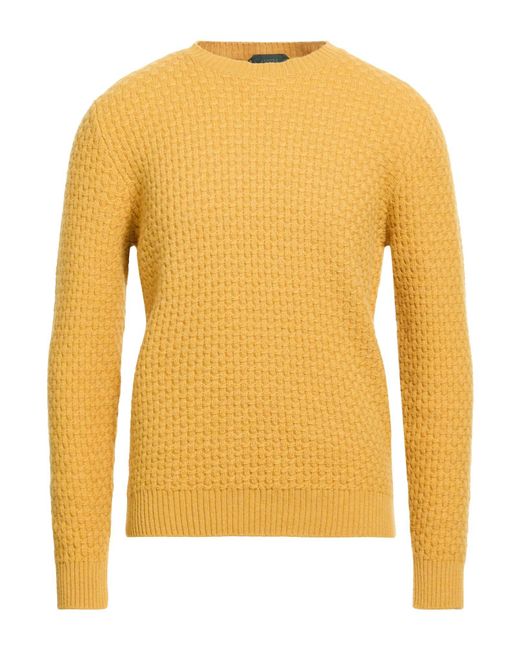 Pullover Zanone de hombre de color Yellow