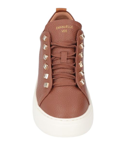 Emanuélle Vee Brown Trainers