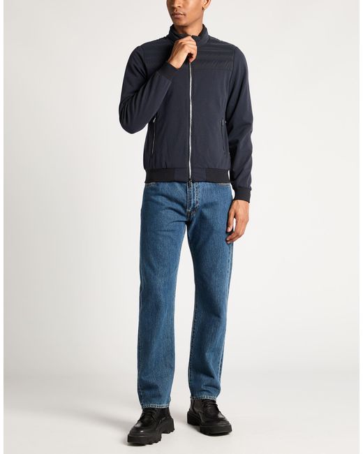 Moorer Blue Jacket Cotton for men