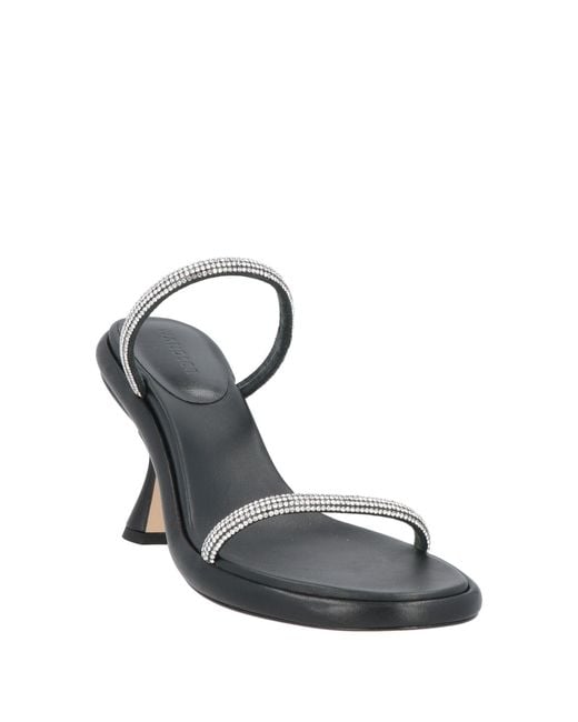 Wandler Black Sandals