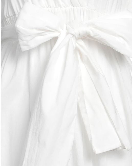 Maliparmi White Midi-Kleid