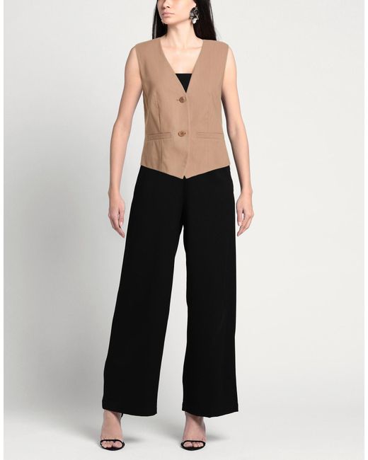 Luisa Cerano Brown Tailored Vests