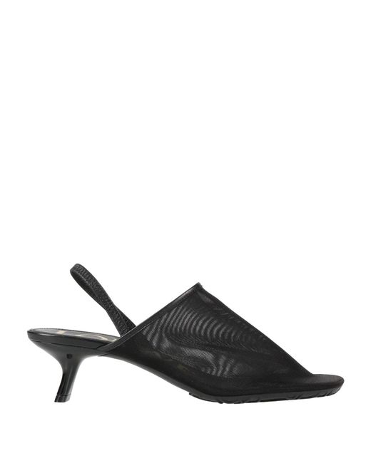 Loewe Black Pumps Textile Fibers, Leather