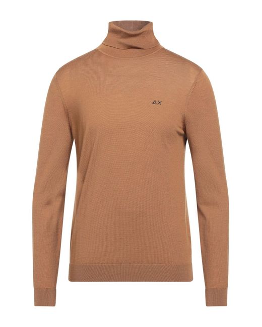 Sun 68 Brown Turtleneck for men