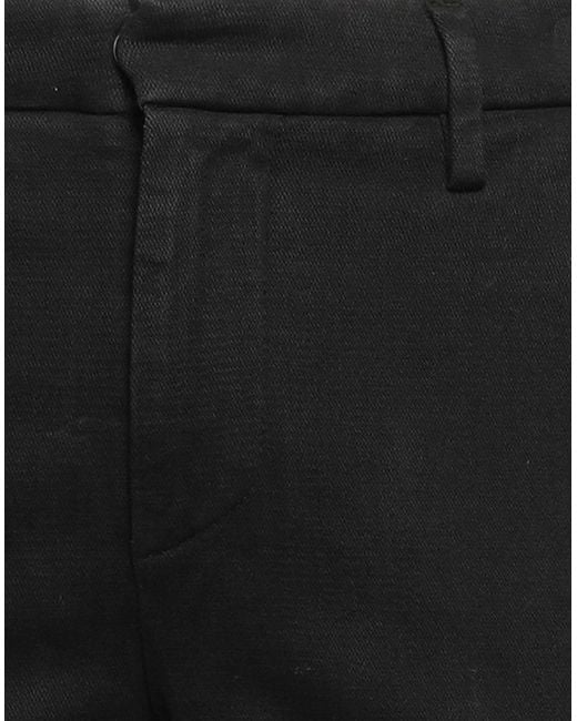 Dondup Black Pants for men