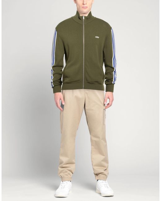 Autry Green Military Cardigan Viscose, Polyamide for men