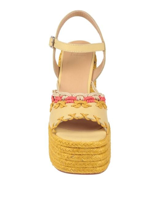 Castaner Metallic Sandals