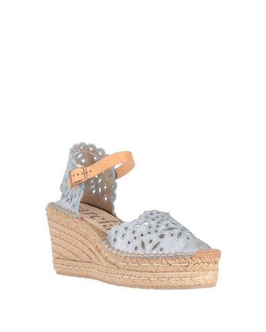 Pedro Garcia Blue Sky Espadrilles Textile Fibers, Leather