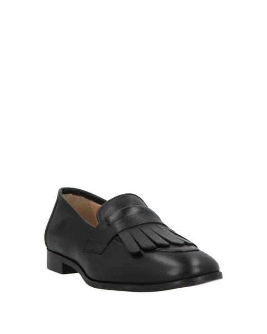 Bervicato Black Loafers