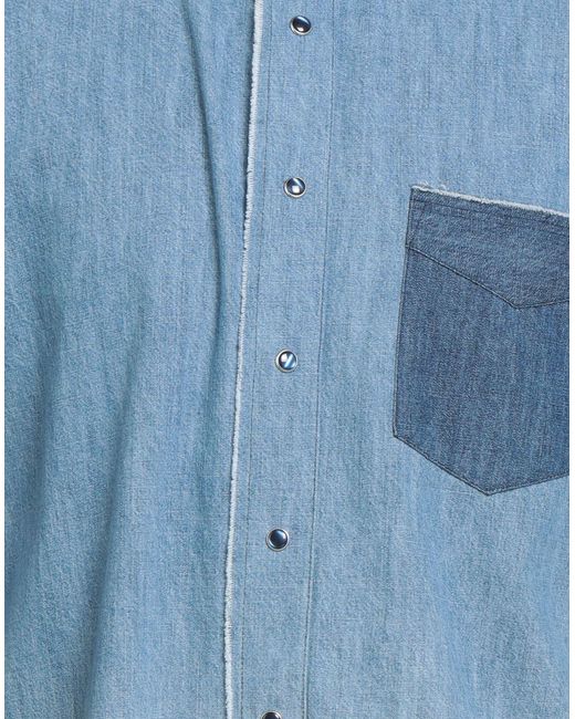 Isabel Marant Blue Denim Shirt Cotton for men