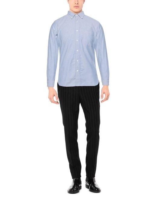 Camisa Beams Plus de hombre de color Blue