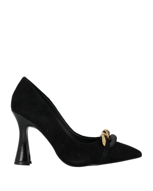 Luciano Barachini Black Elite Pumps Leather