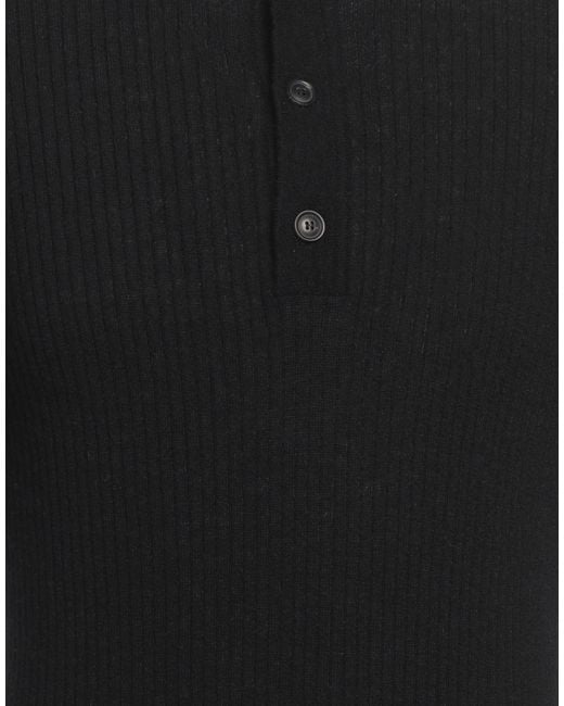 Grifoni Black Sweater Polyamide, Alpaca Wool, Wool for men