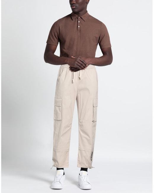 DISCLAIMER Natural Pants Cotton, Elastane for men