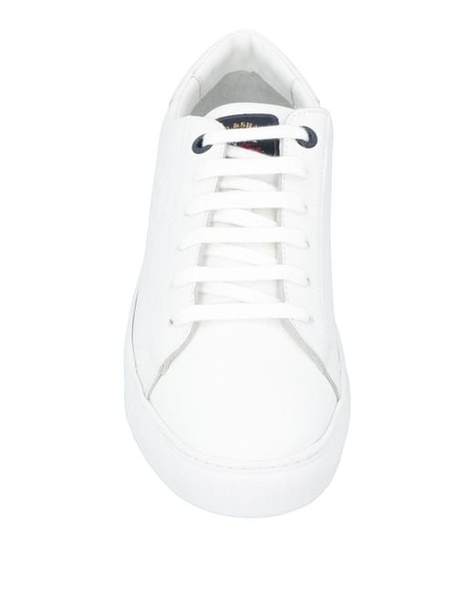 Paul & Shark White Trainers for men