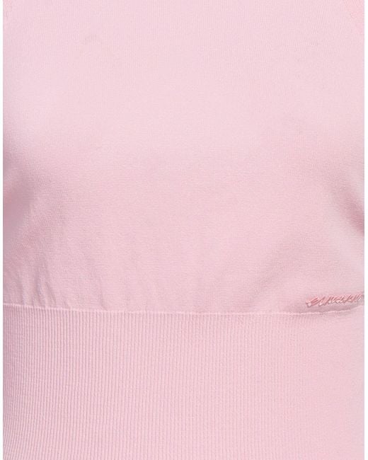 ERMANNO FIRENZE Pink Top Viscose, Polyamide