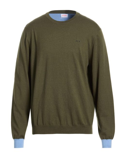 Sun 68 Green Sweaters for men