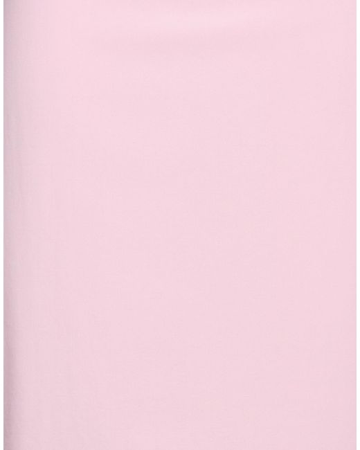 MSGM Pink Midi Skirt Virgin Wool, Elastane