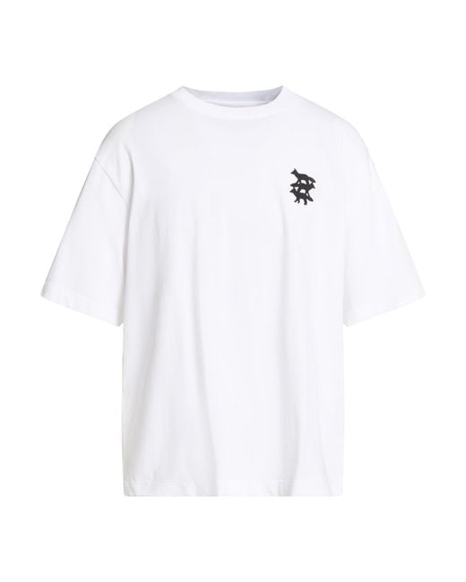 Maison Kitsuné White T-Shirt Cotton for men