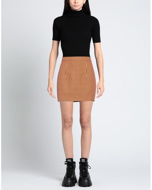 Marni Orange Mini Skirt