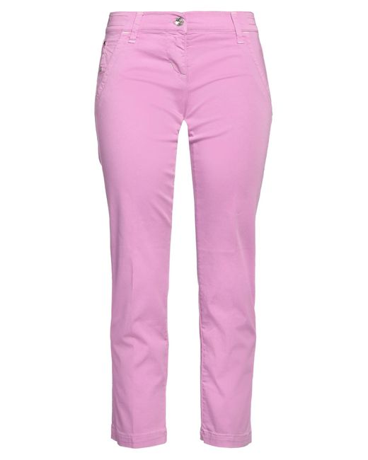 Jacob Coh?n Pink Light Pants Cotton, Elastane