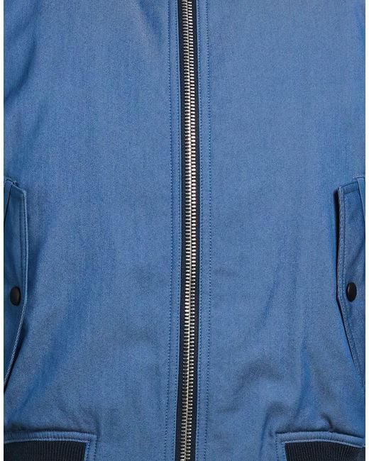 Kris Van Assche Blue Jacket Cotton, Polyamide for men