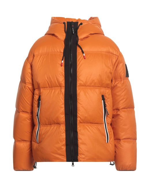 PEUTEREY.PLURALS Orange Puffer for men