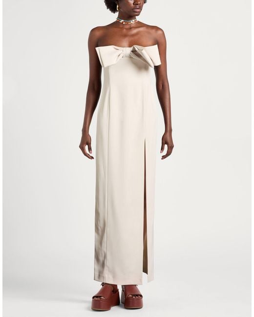 Pinko White Maxi Dress
