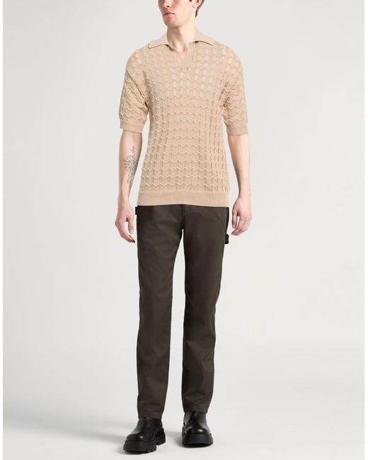 Daniele Fiesoli Natural Sweater Linen, Cotton for men