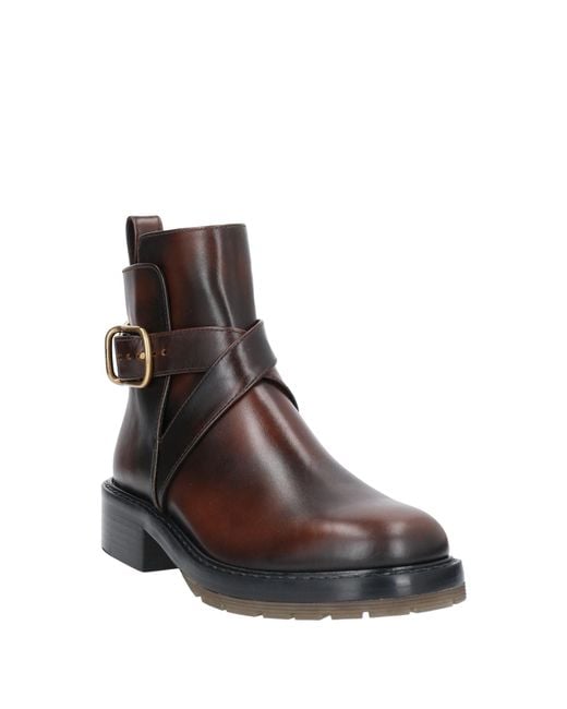 Chloé Brown Ankle Boots