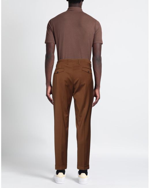 MICHELE CARBONE Brown Trouser for men