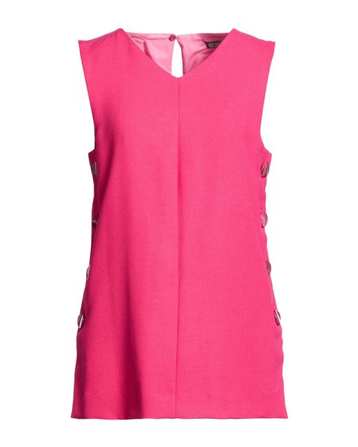 Maliparmi Pink Top Polyester, Viscose, Elastane