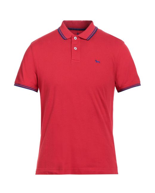 Harmont & Blaine Red Polo Shirt for men