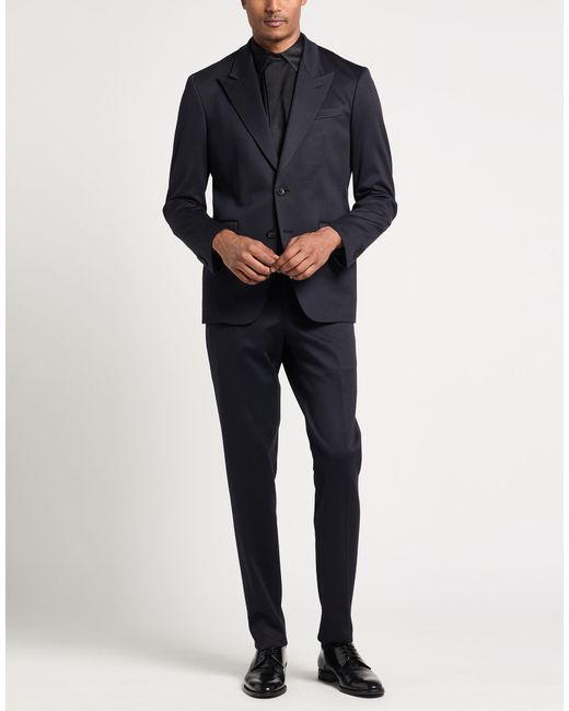 Etro Blue Suit Cotton, Polyamide for men