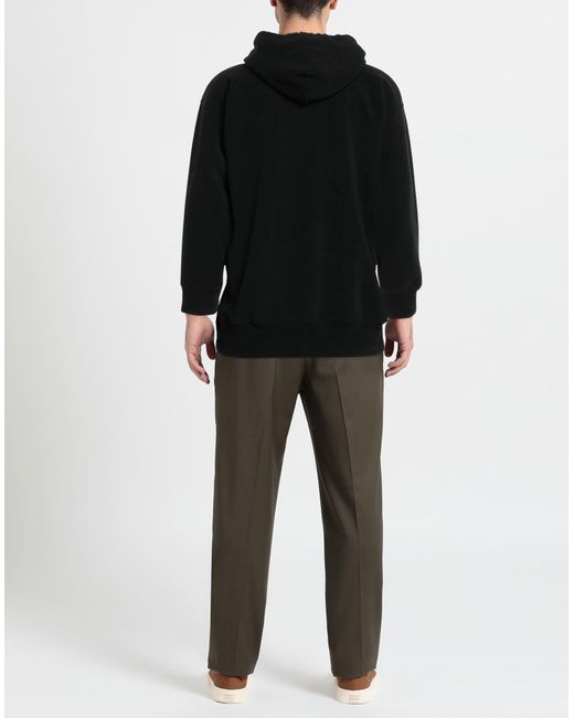 Versace Black Sweatshirt Polyester, Cotton for men