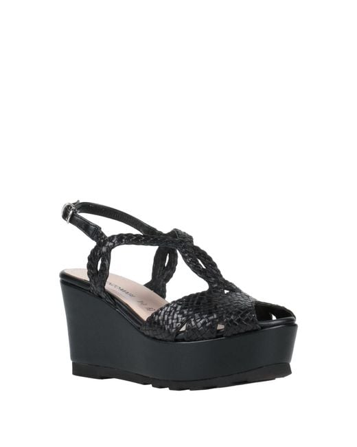 Lorenzo Mari Black Sandals