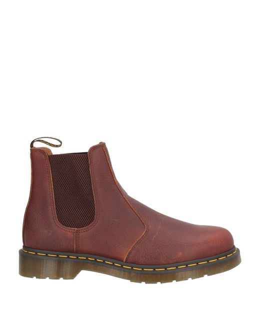Dr. Martens Brown Ankle Boots for men