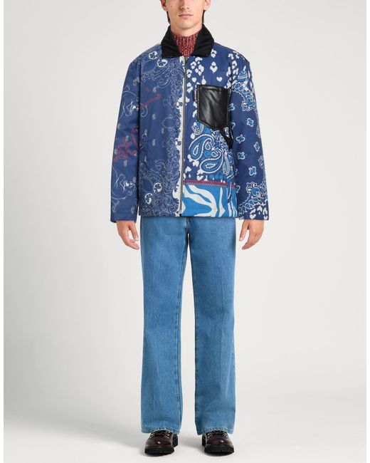 Just Cavalli Blue Jackets for men