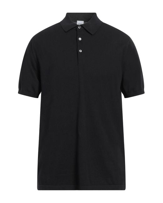 Polo di Aspesi in Black da Uomo