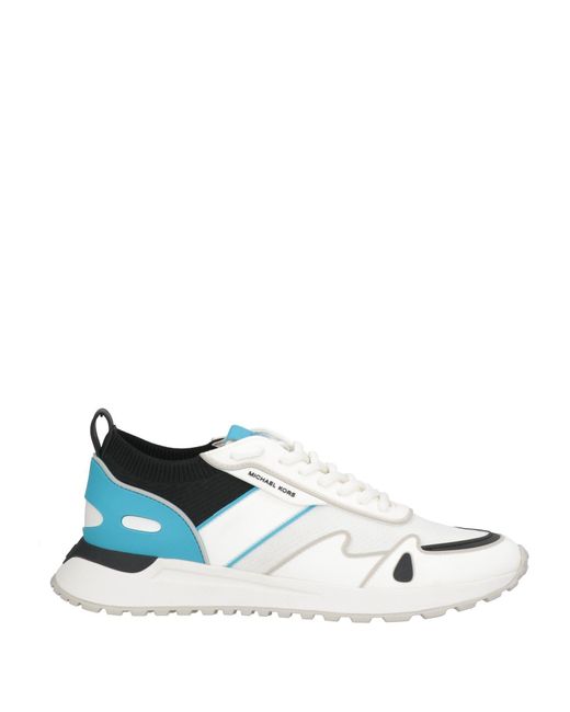 MICHAEL Michael Kors White Sneakers Textile Fibers, Synthetic Fibers
